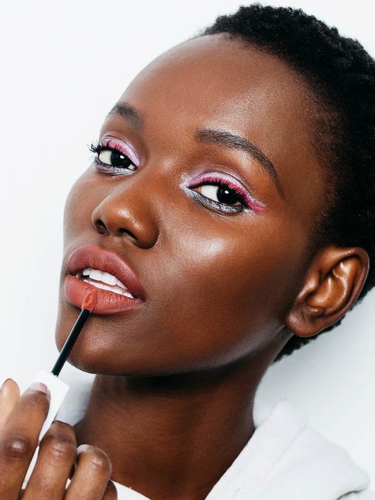 maquillaje de ojos de noche