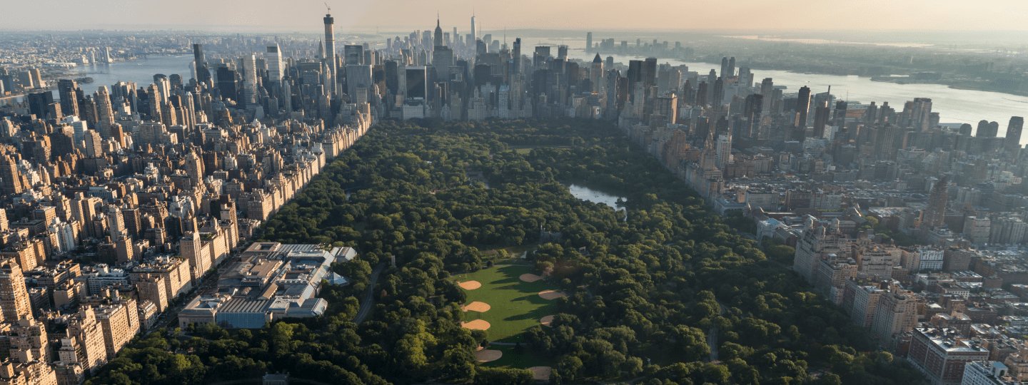 View of New York and Central Park