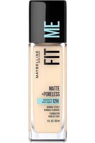 face make up foundation fit me matte poreless foundation Porcelain
