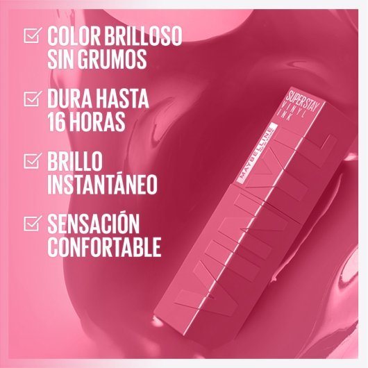 4 SuperStay Vinyl Ink Pink